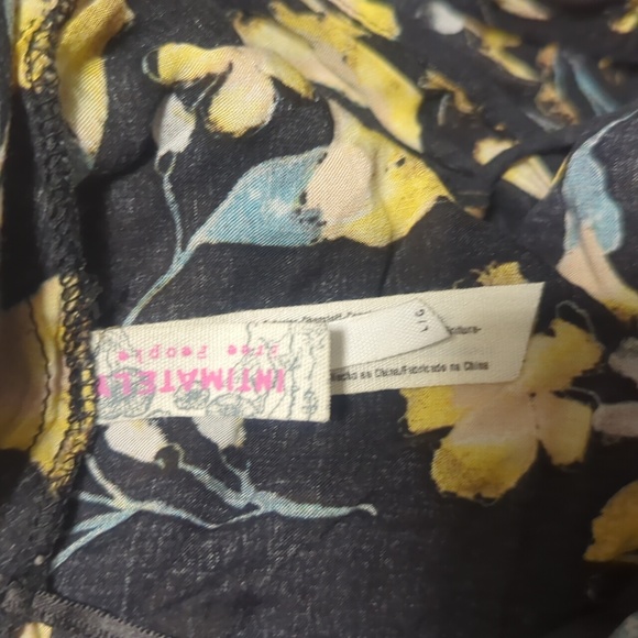 Free People yellow floral dress - Picture 5 of 8